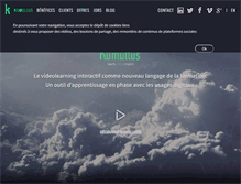Tablet Screenshot of kumullus.com